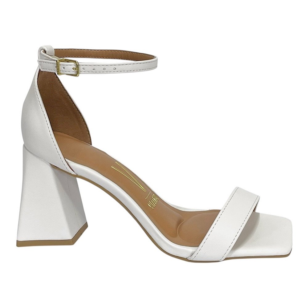Sandália Vizzano Salto Alto 6464.102 Branco Branco 2