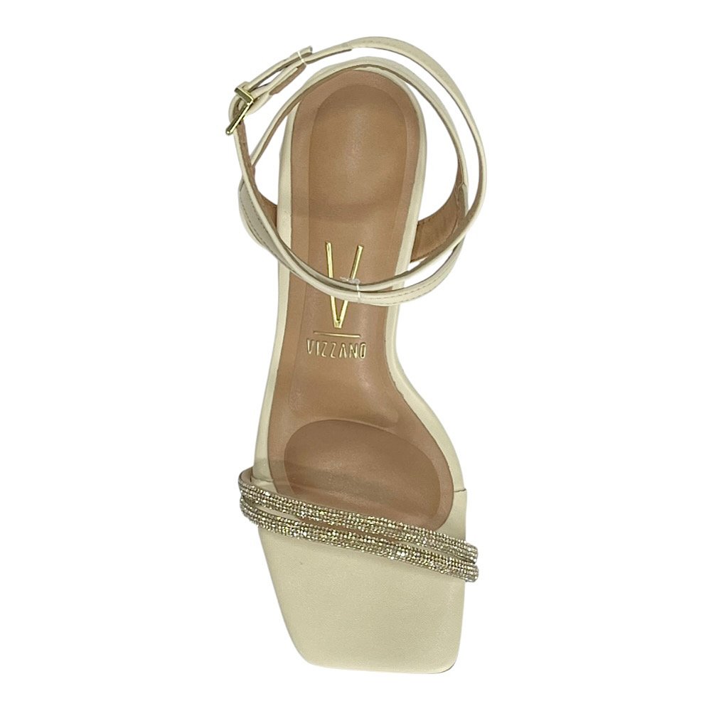 Sandália Vizzano Salto Alto 6464.145 Bege Bege 4