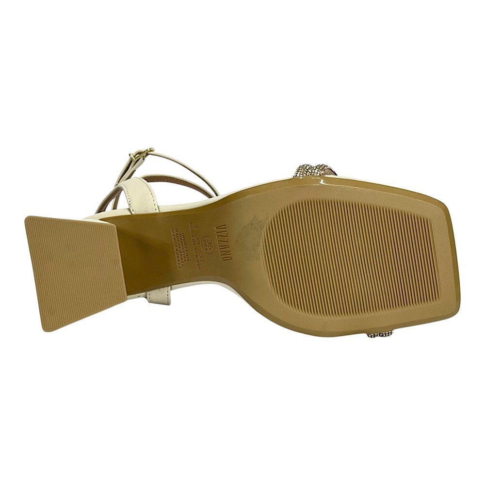 Sandália Vizzano Salto Alto 6464.145 Bege Bege 6