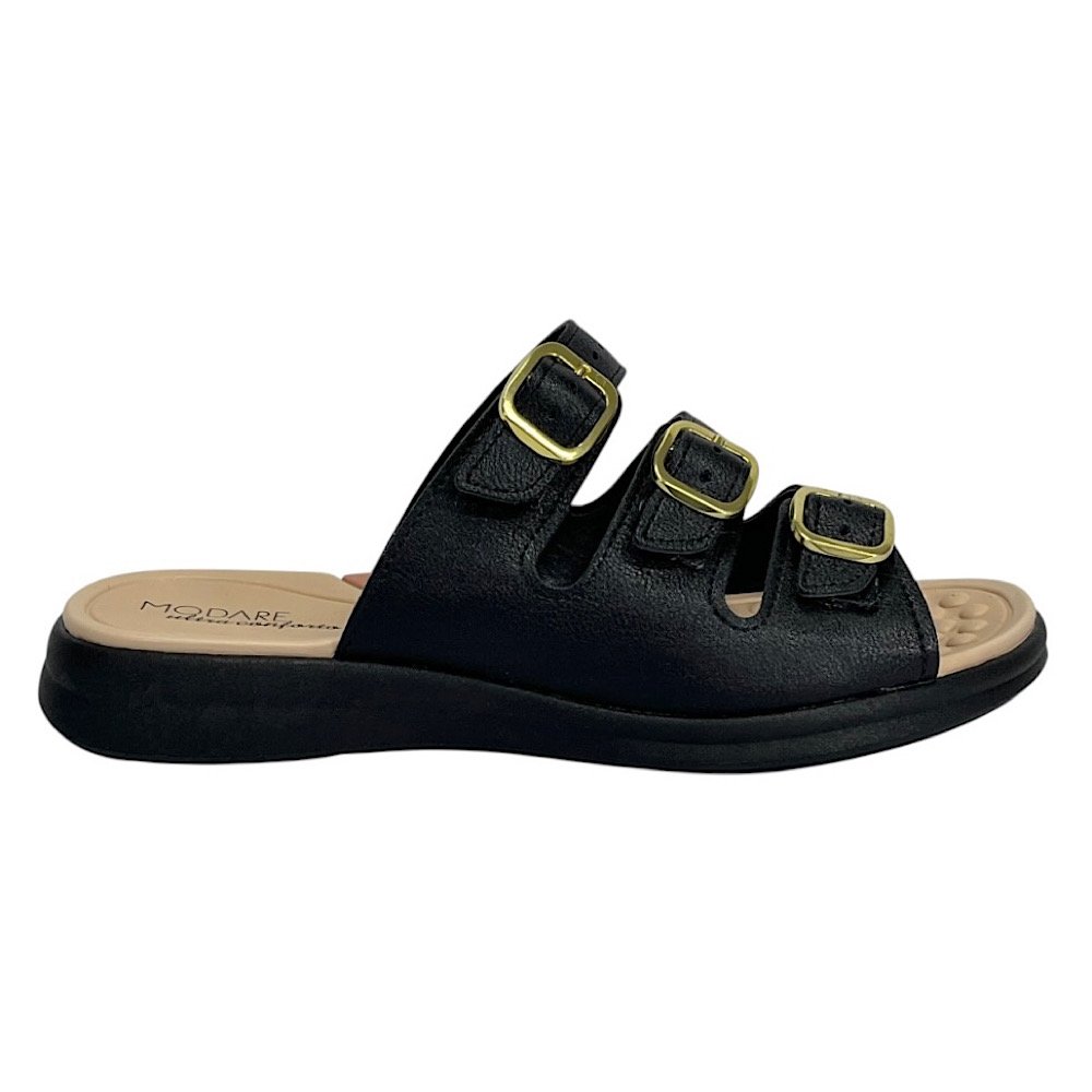 Tamanco Modare Slide Ultraconforto 7174.122 Preto Preto 2