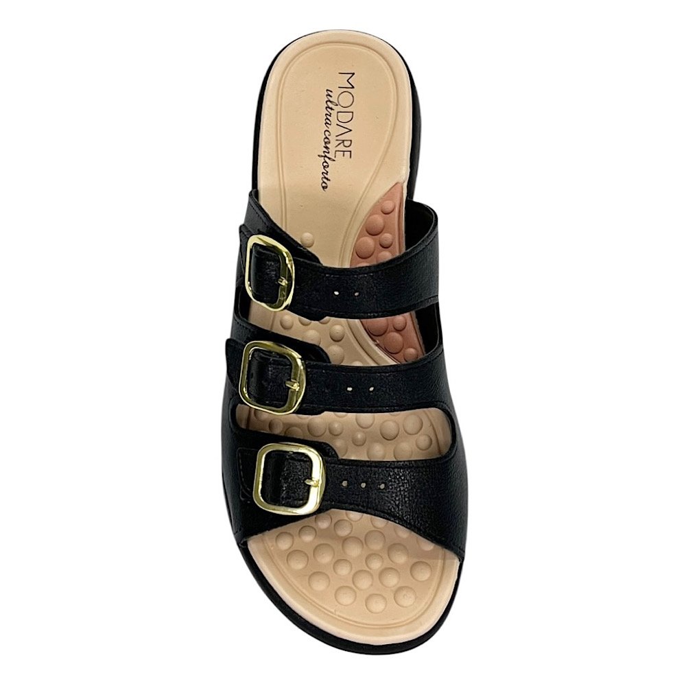 Tamanco Modare Slide Ultraconforto 7174.122 Preto Preto 4