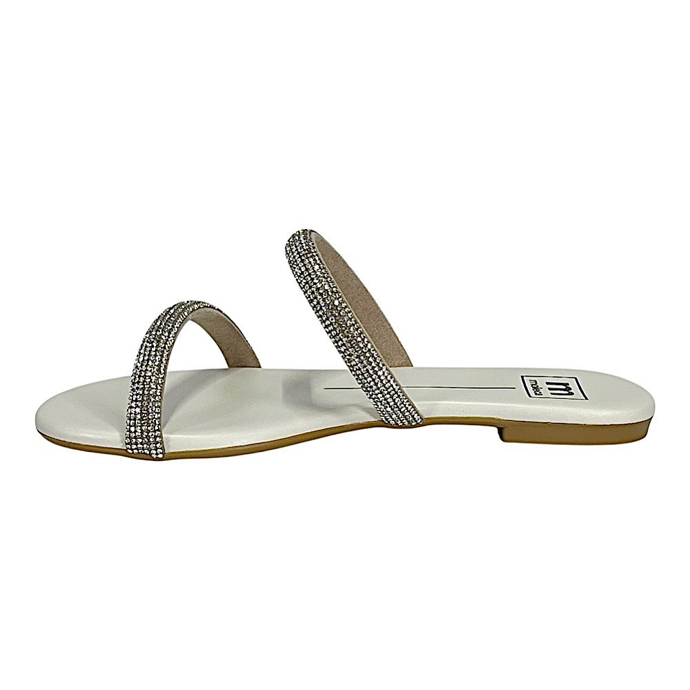 Tamaco Moleca Flat Strass 5557.100 Cristal Off White Off White 3
