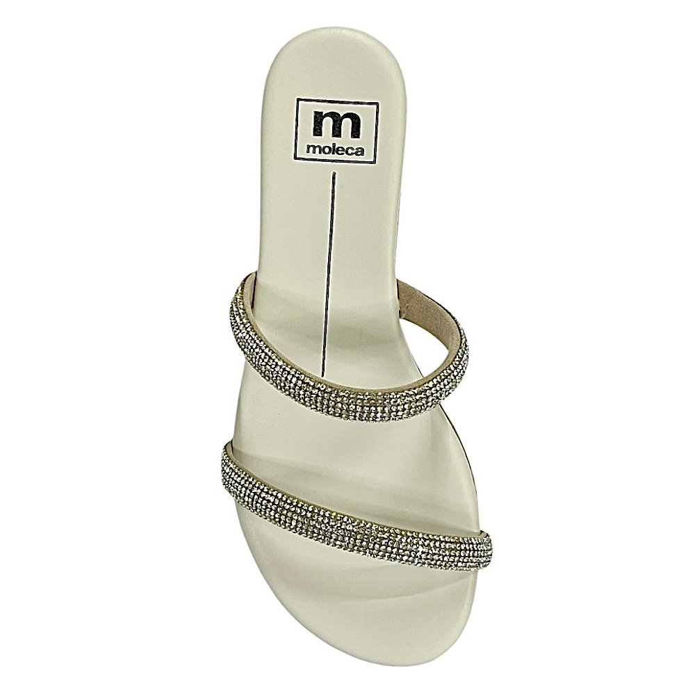 Tamaco Moleca Flat Strass 5557.100 Cristal Off White Off White 4