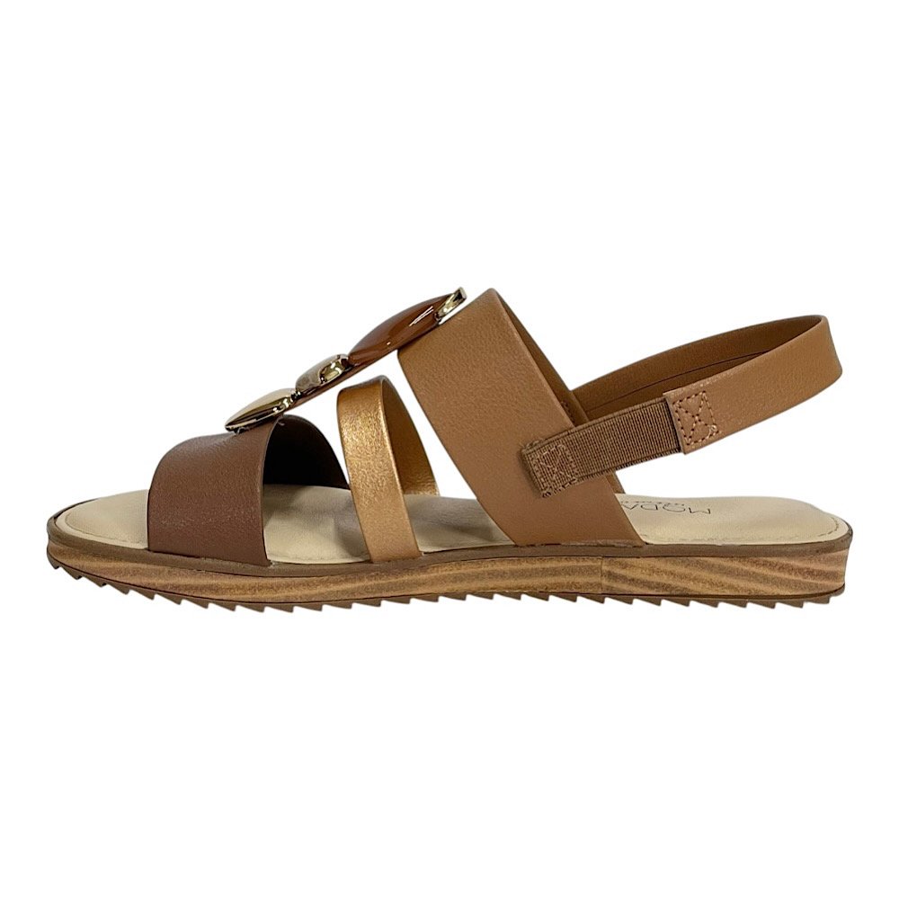 Sandália Modare Flat Ultraconforto 7141.144 Camel/Avelã Camel 3