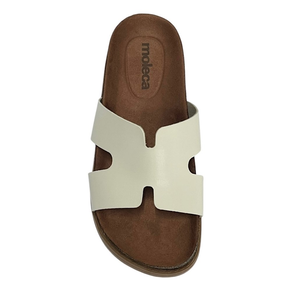 Tamanco Moleca Feminino Slide 5500.100 Off White Off White 4