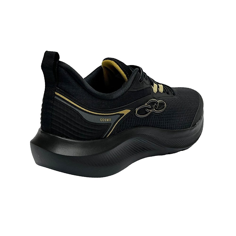 Tênis Olympikus Cosmo Masculino 43554334 Preto/Dourado Preto 5