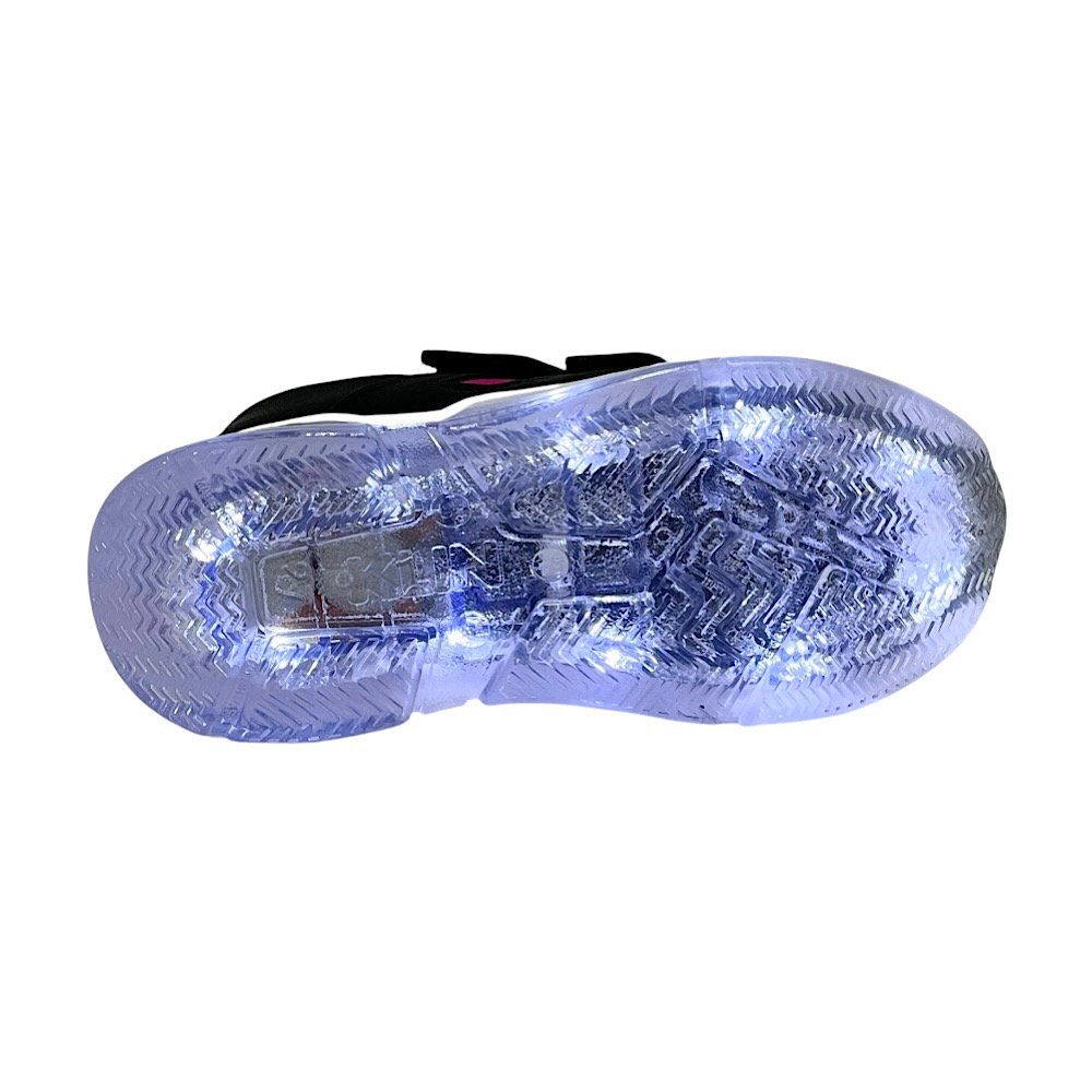 Tênis Klin Light Com LED 604064 Preto/Pink Preto/Pink 6