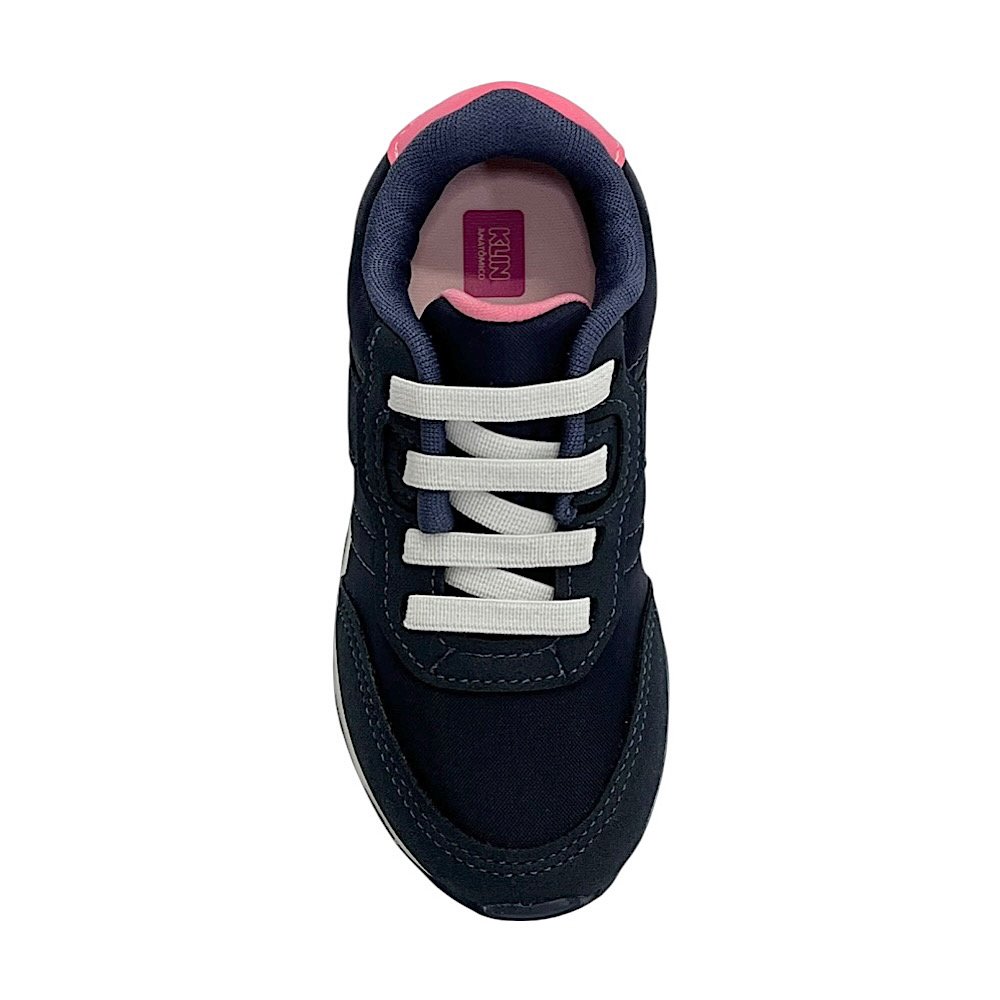 Tênis Klin Infantil Walk Mini 216131 Marinho/Chumbo/Pink Azul Marinho/Pink 4
