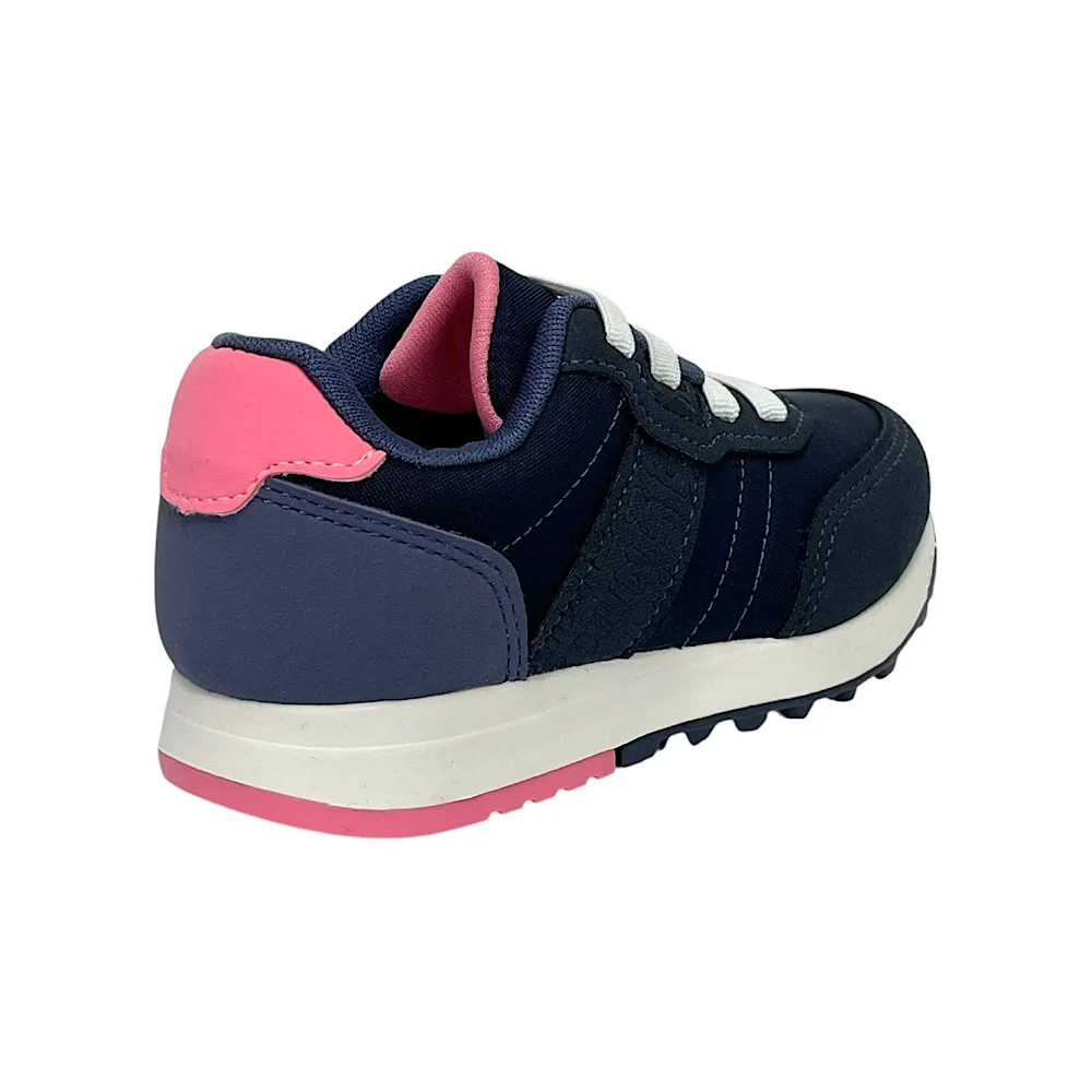 Tênis Klin Infantil Walk Mini 216131 Marinho/Chumbo/Pink Azul Marinho/Pink 5