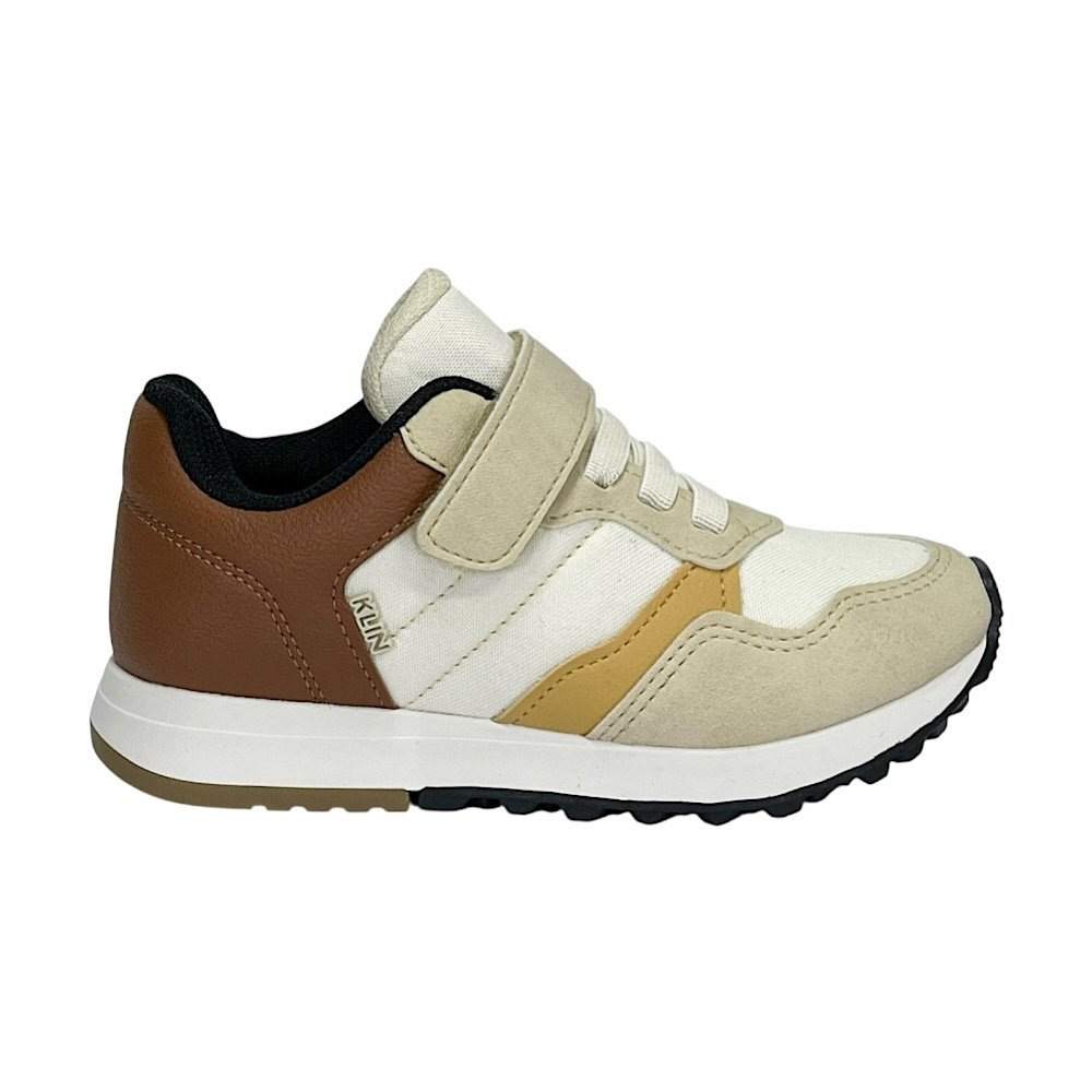 Tênis Klin Infantil Walk Mini 216132 Off White/Caramelo/Ocre Off White/Caramelo/Ocre 2