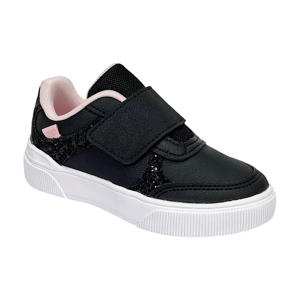 Tênis Klin Sky Kids 317045 Preto/Rosa 