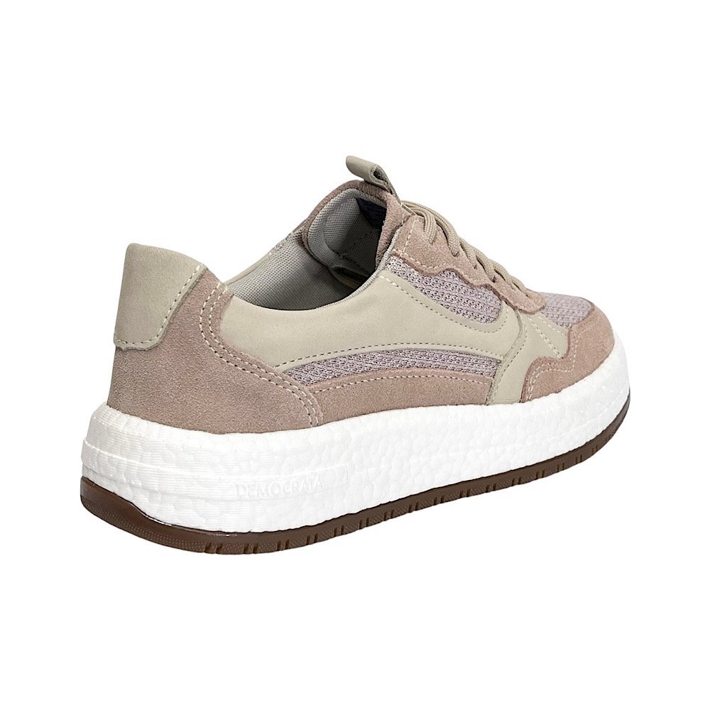 Tênis Democrata Feminino Drake Pulse 618104 Rosa/Off White Rosa 5