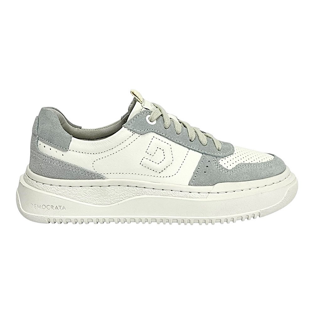 Tênis Democrata Feminino Block 616101 Azul/Off White