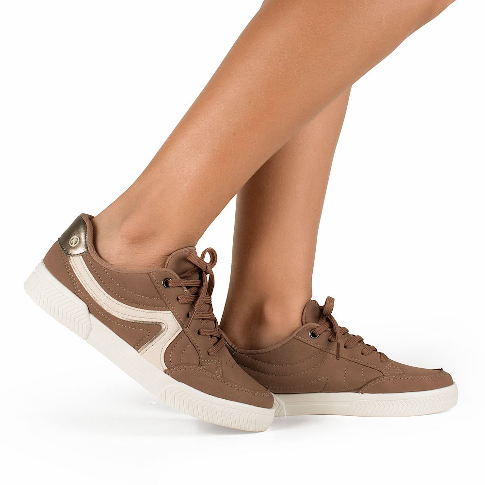 Tênis Kolosh Feminino Casual C3008B Marrom Titanium Marrom 7