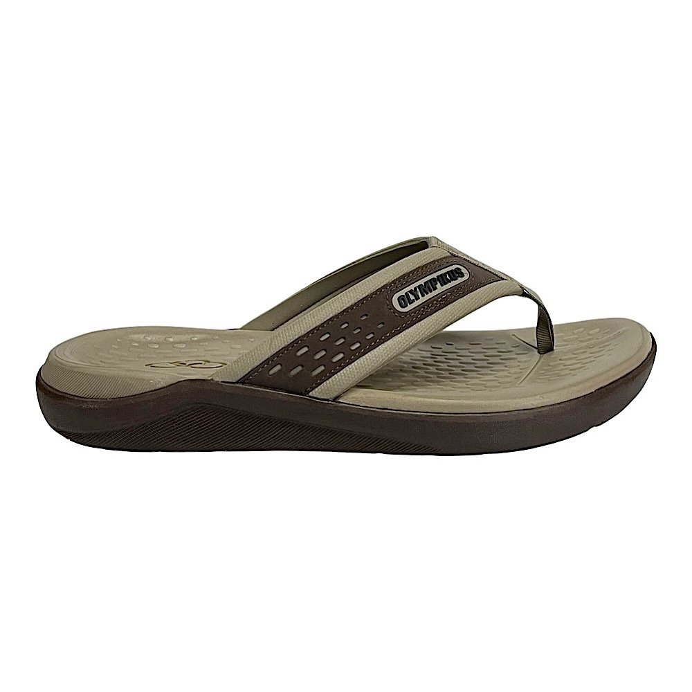 Chinelo Olympikus 921 Masculino 54827630 Chocolate/Castor Bege 2