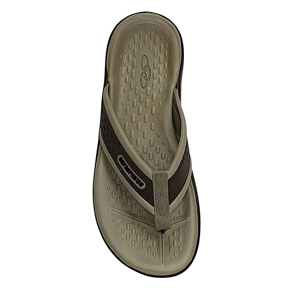 Chinelo Olympikus 921 Masculino 54827630 Chocolate/Castor Bege 4