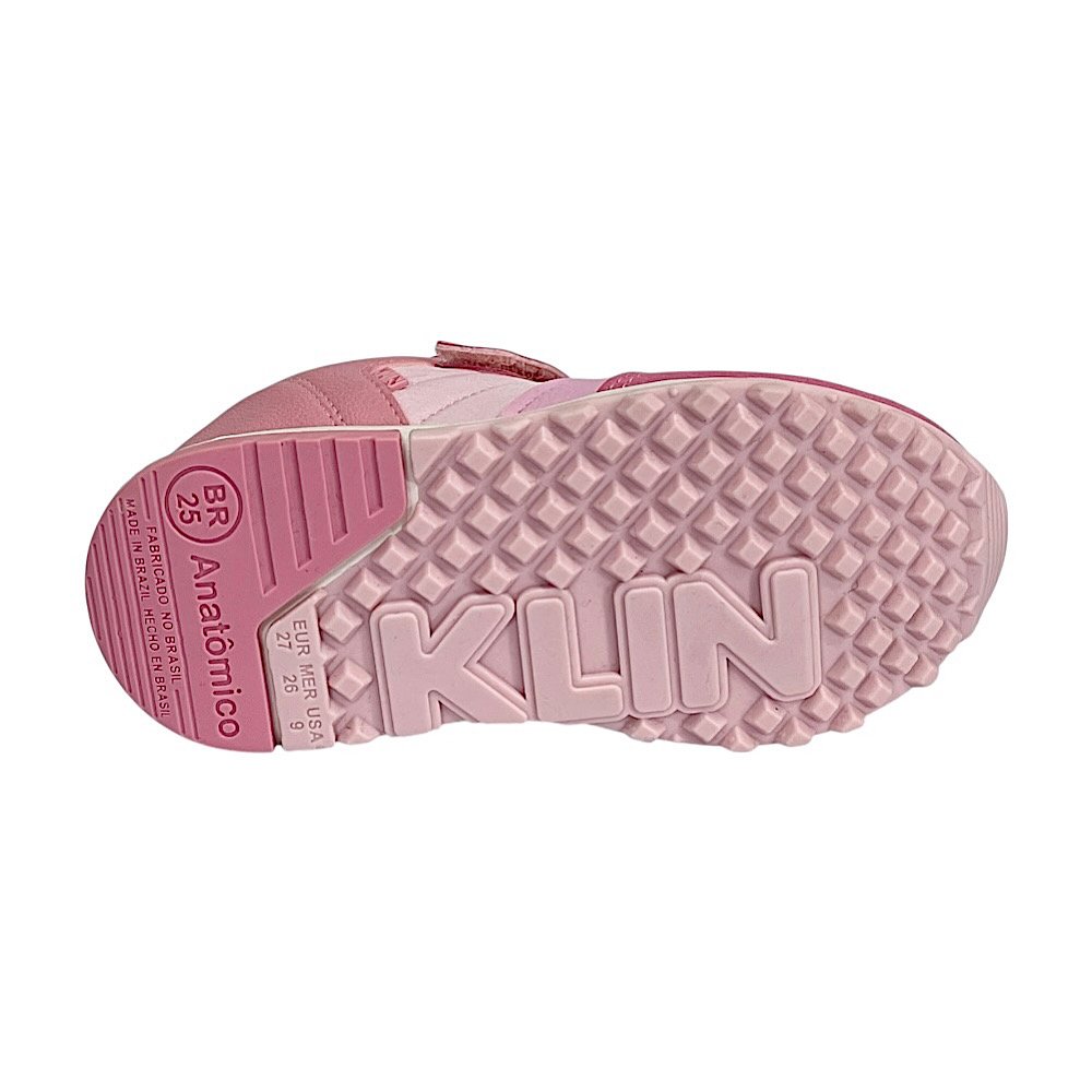 Tênis Klin Walk Mini 216132 Rosa Claro/Rosa Chiclete Rosa 6