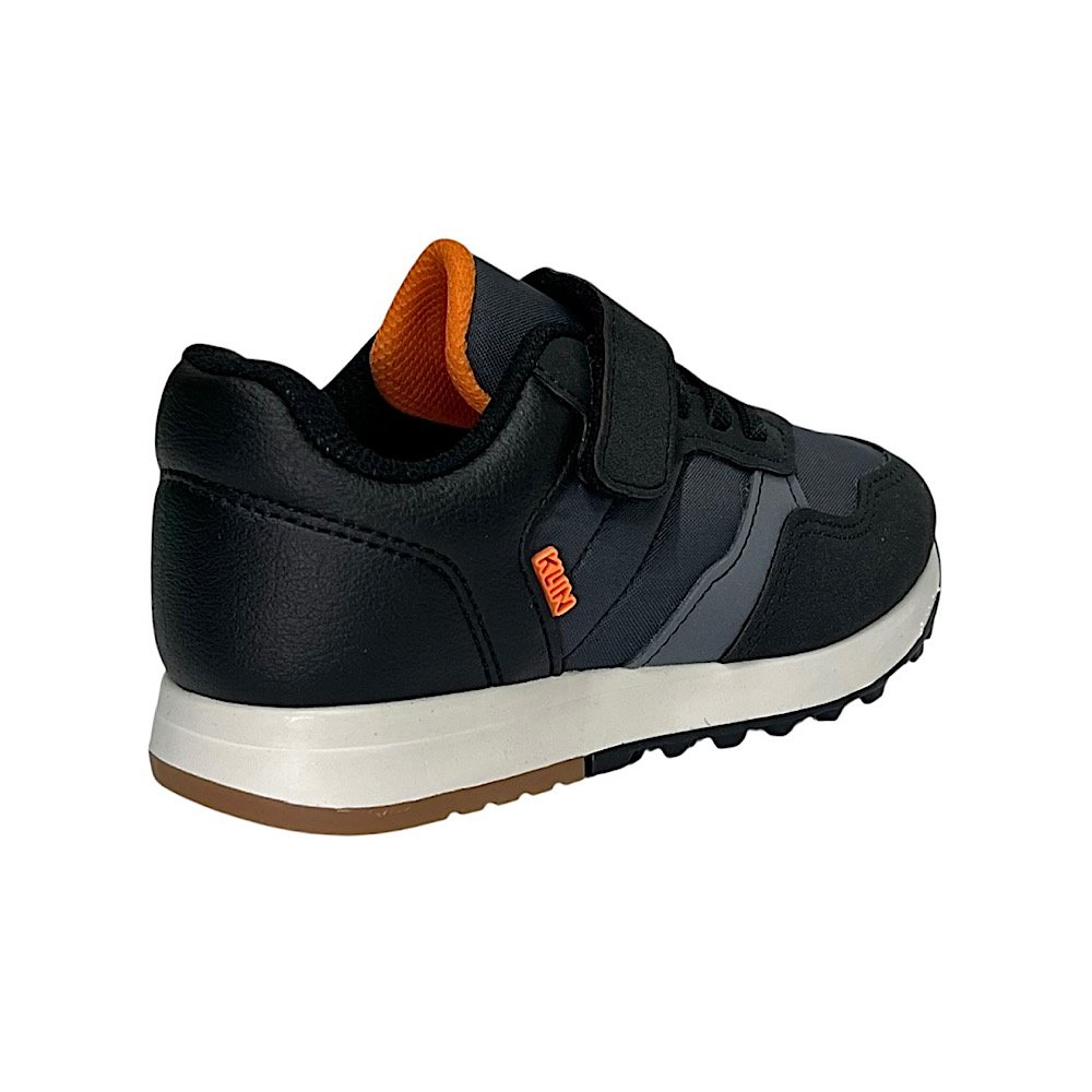 Tênis Klin Walk Mini 216132 Grafite/Preto/Laranja Grafite/Preto 5