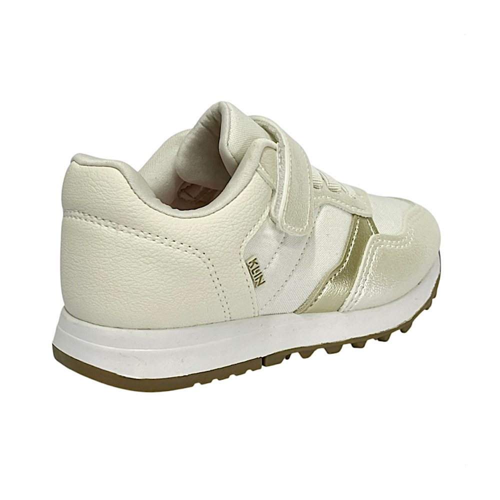 Tênis Klin Walk Mini 216132 Off White Perolizado/Dourado Off White/Dourado 5