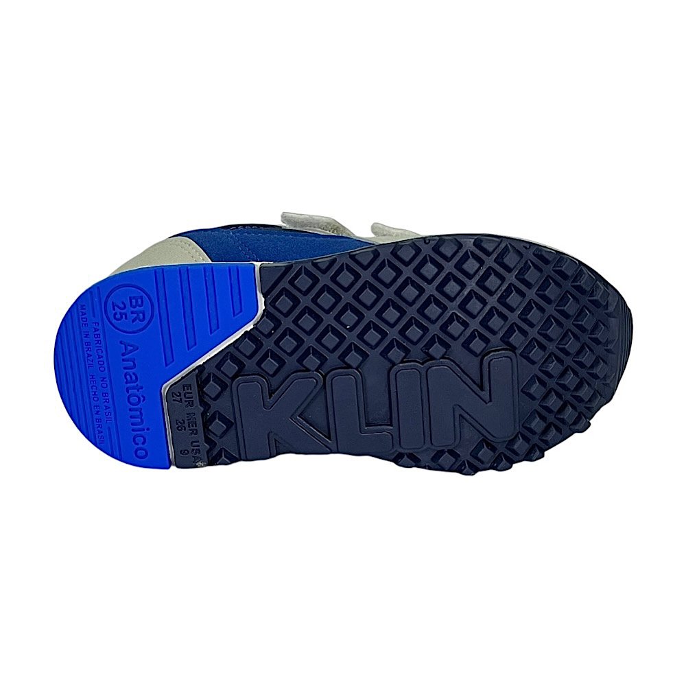 Tênis Klin Walk Mini 216133 Marinho/Gelo/Royal Azul Marinho/Cinza 6