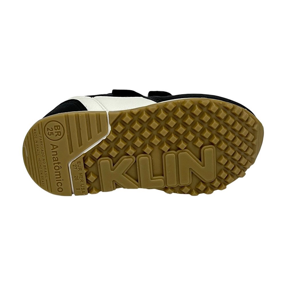 Tênis Klin Walk Mini 216133 Preto/Branco Preto 6