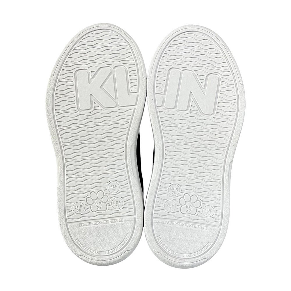 Tênis Klin Next Mini 369001 Preto/Branco/Grafite Preto/Branco 6
