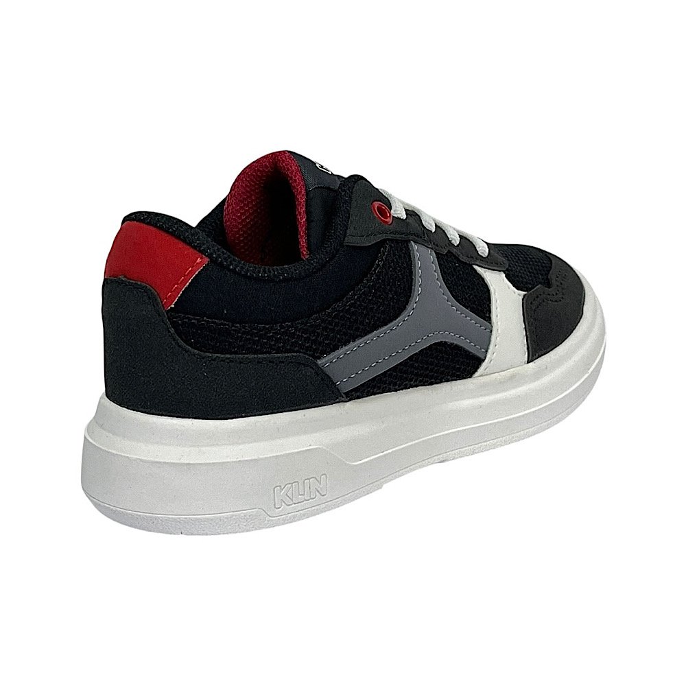 Tênis Klin Next Mini 369001 Preto/Branco/Grafite Preto/Branco 5