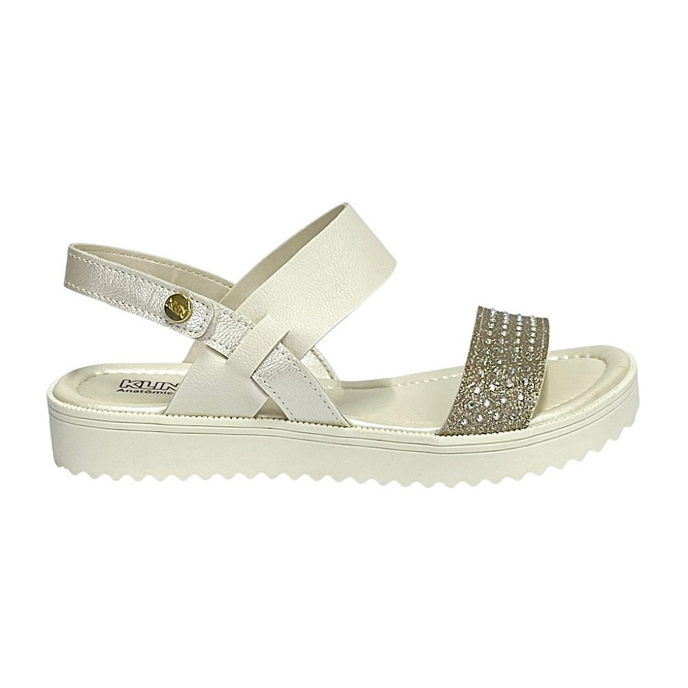 Sandália Klin Papete Lola 420058 Off White Perolizado Off White 2