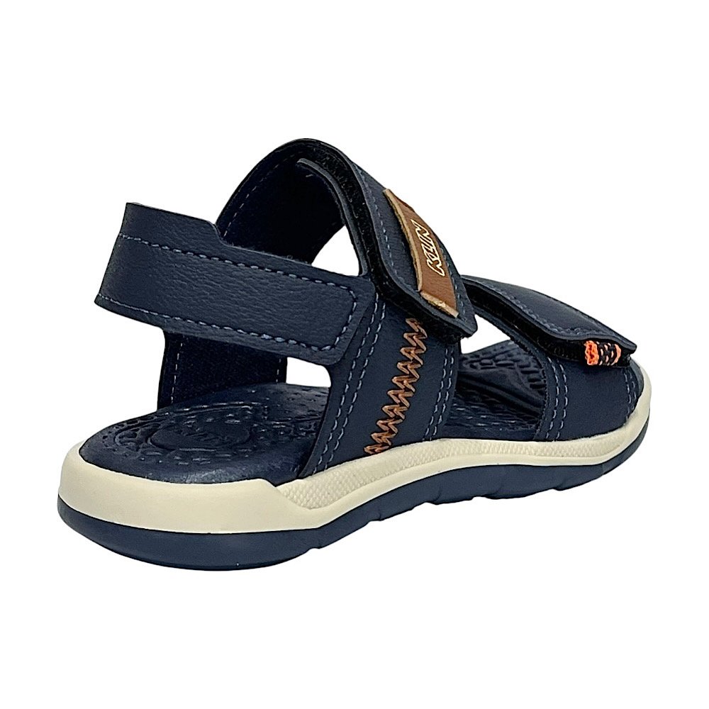 Sandália Klin Papete Line Play 476237 Marinho/Caramelo Azul Marinho/Caramelo 5
