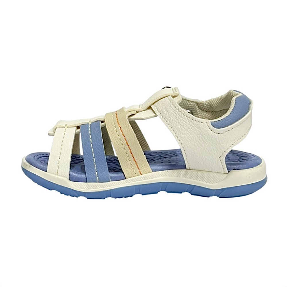 Sandália Klin Papete Line Play 476240 Off White/Azul Oceano   Off White/Azul 3
