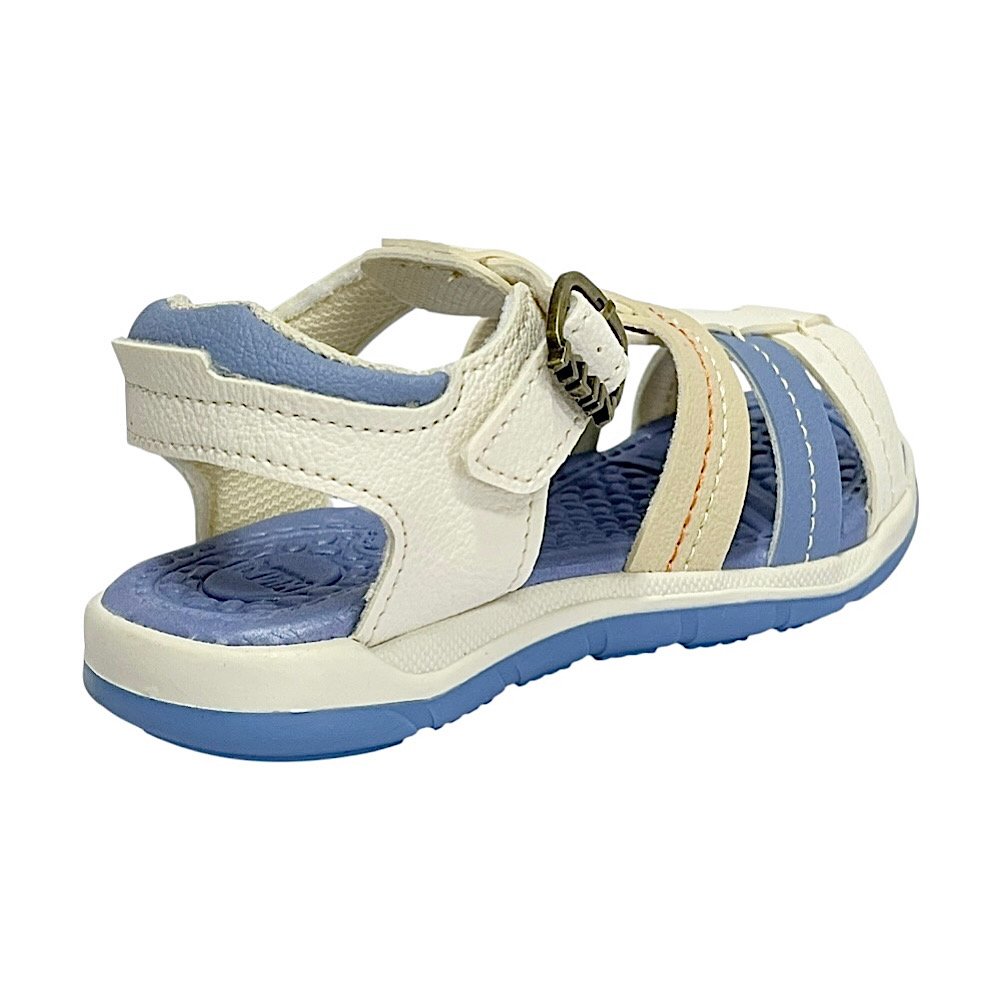 Sandália Klin Papete Line Play 476240 Off White/Azul Oceano   Off White/Azul 5