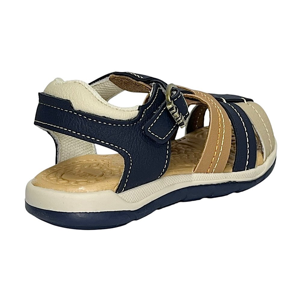 Sandália Klin Line Play 476240 Marinho/Capuccino/Palha Azul Marinho/Capuccino 5