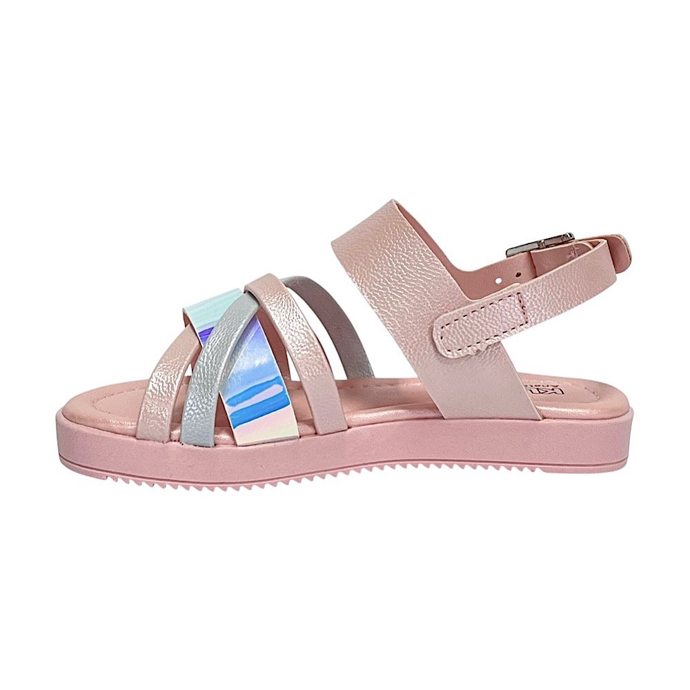 Sandália Klin Lolinha 421053 Rosa Metalizado/Holográfico Rosa 3
