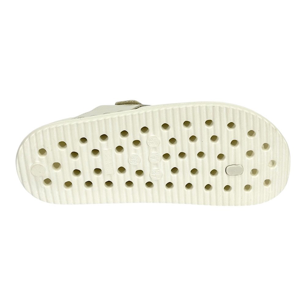 Tamanco Santinelli Papete Dedo Couro 1550-032 Marfim Branco 6