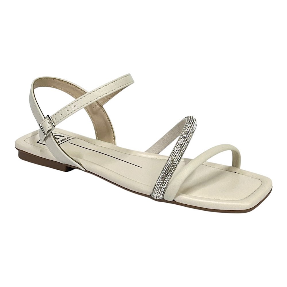 Sandália Moleca Rasteira Feminina 5462.138 Off White