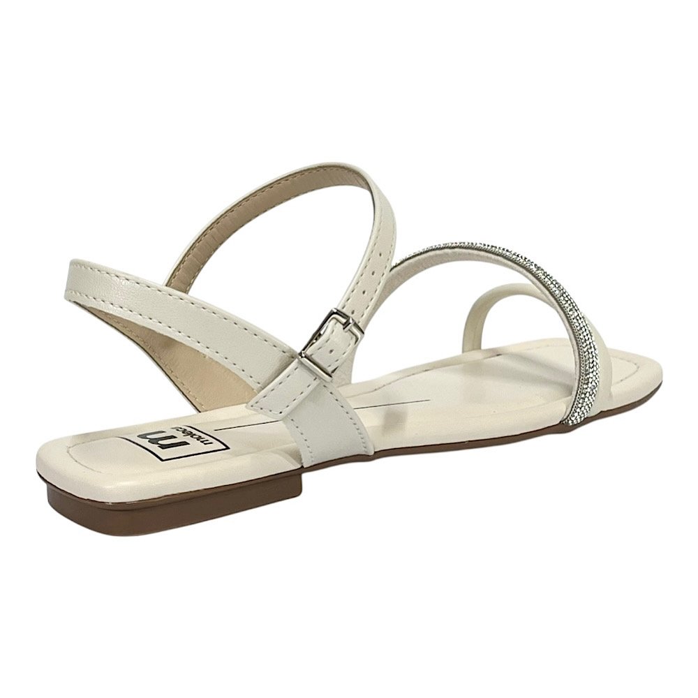 Sandália Moleca Rasteira Feminina 5462.138 Off White Off White 5