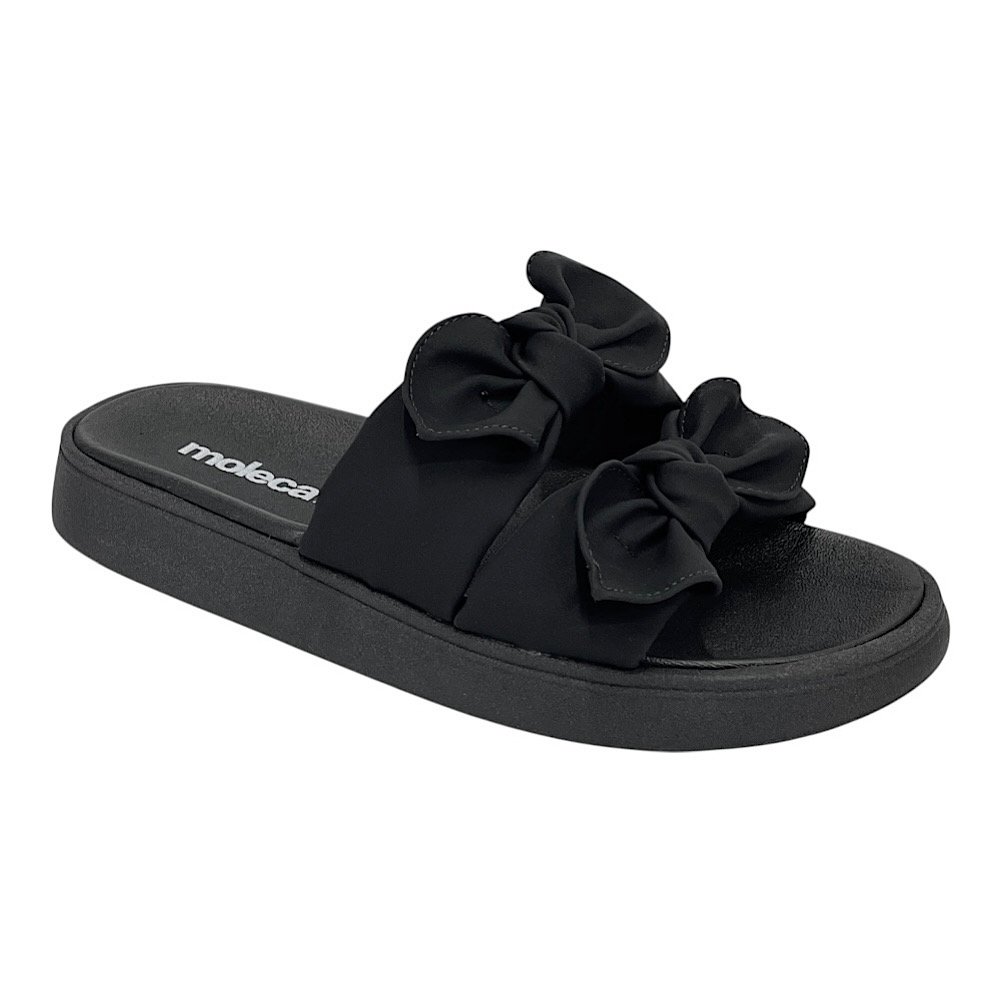 Tamanco Moleca Slide Nobuck 5469.149 Preto