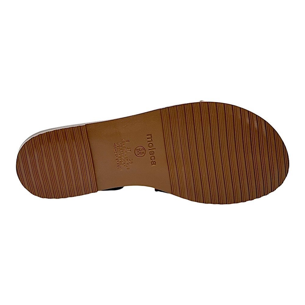 Sandália Moleca Casual Flat 5555.203 Camel Camel 5