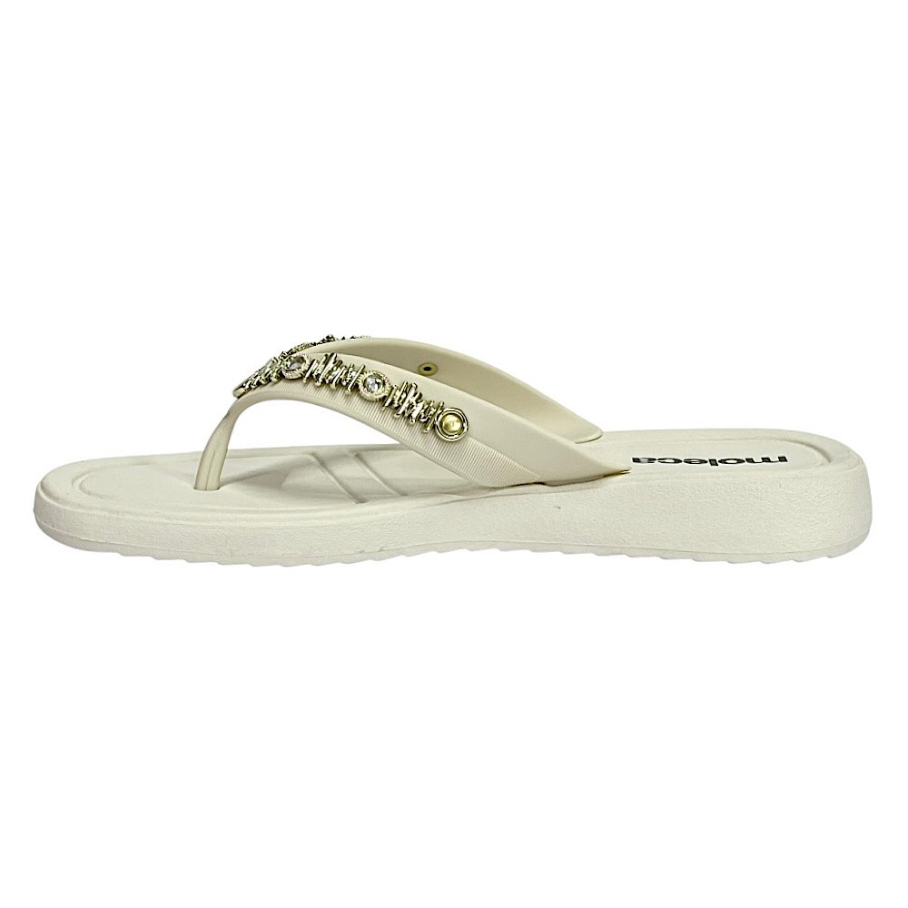 Tamanco Moleca EVA Dedo 5548.108 Off White Branco 3