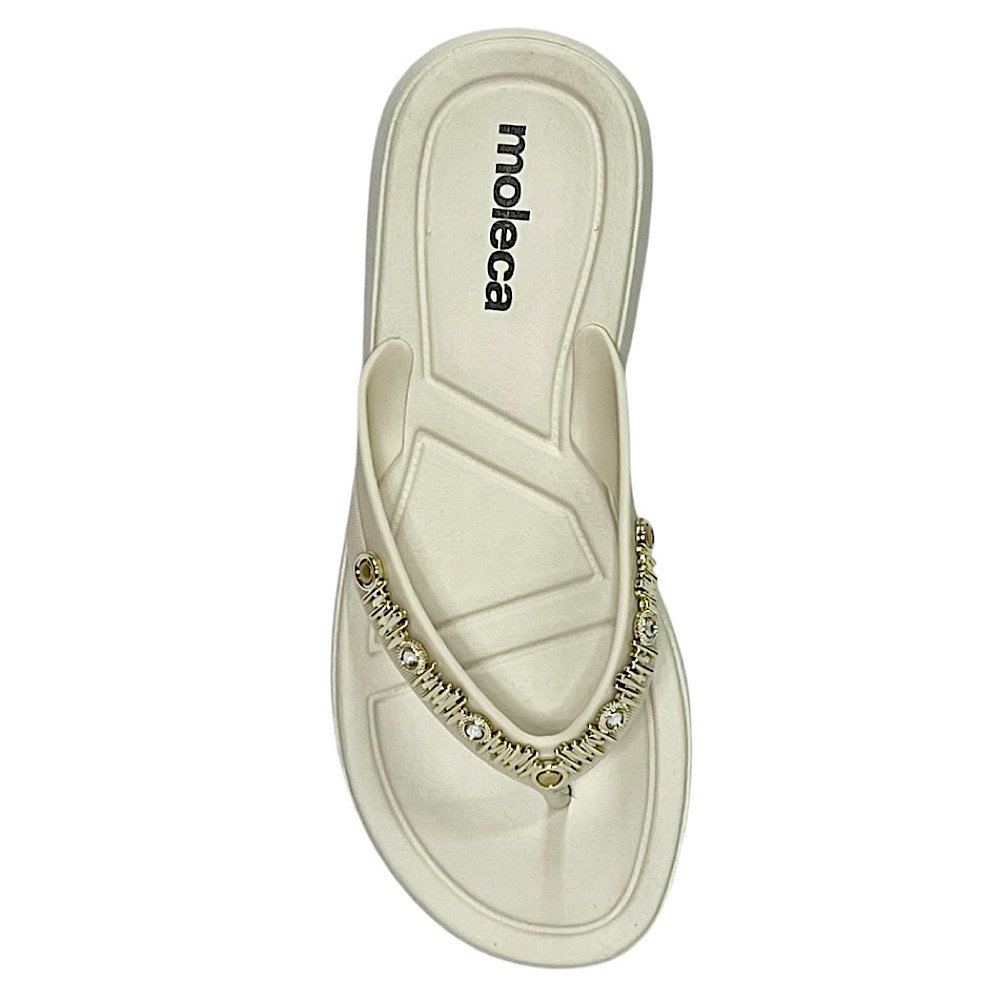 Tamanco Moleca EVA Dedo 5548.108 Off White Branco 4