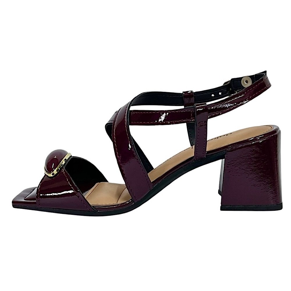 Sandália Dakota Salto Bloco y9753 Cherry Bordô Bordô 3