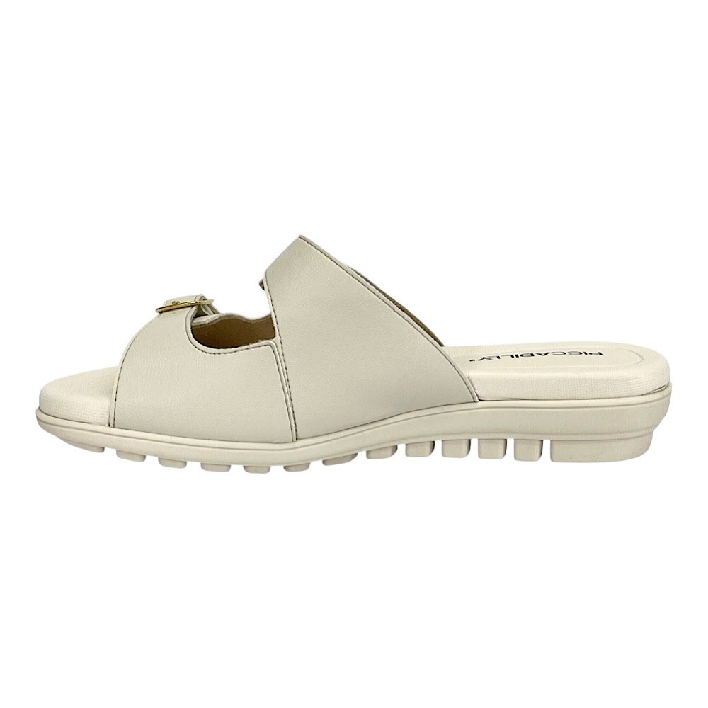 Tamanco Piccadilly Anabela Marli 523004 Off White Branco 3