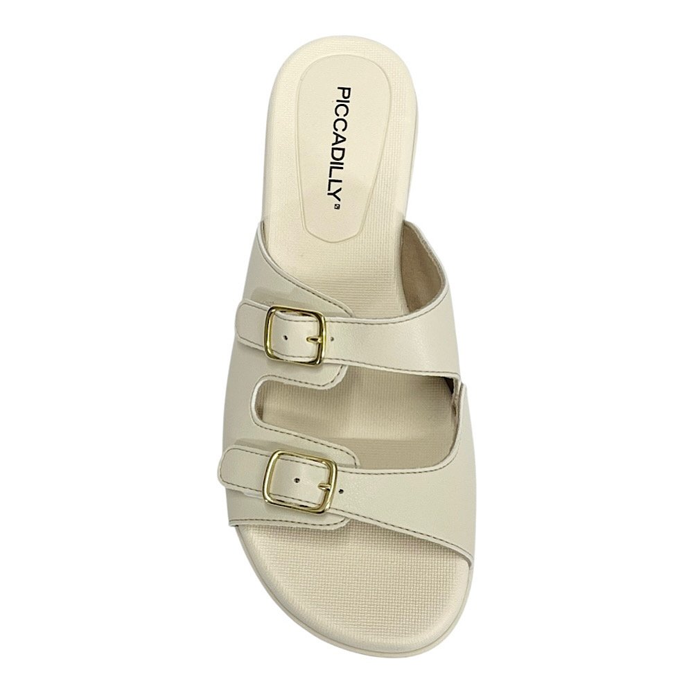 Tamanco Piccadilly Anabela Marli 523004 Off White Branco 4