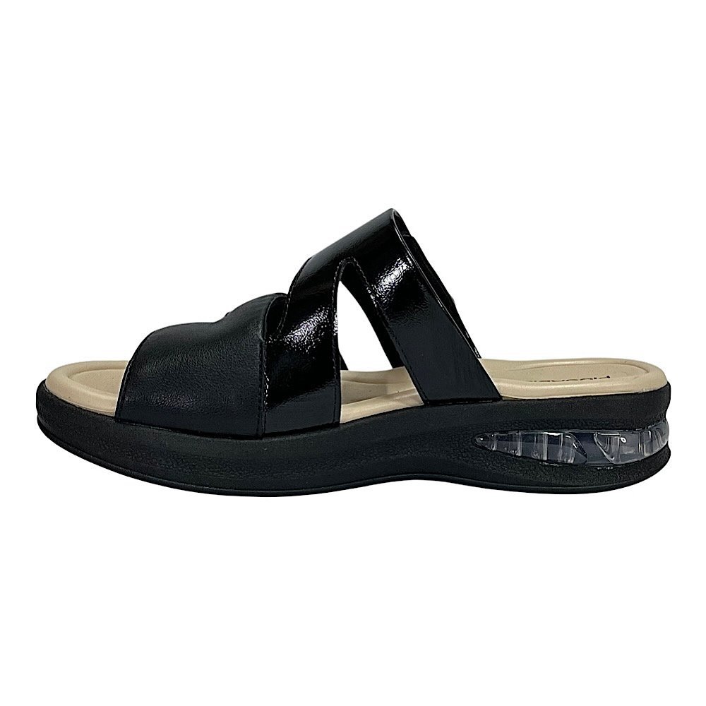 Tamanco Piccadilly Soft Step Anabela 599004 Preto Preto 3