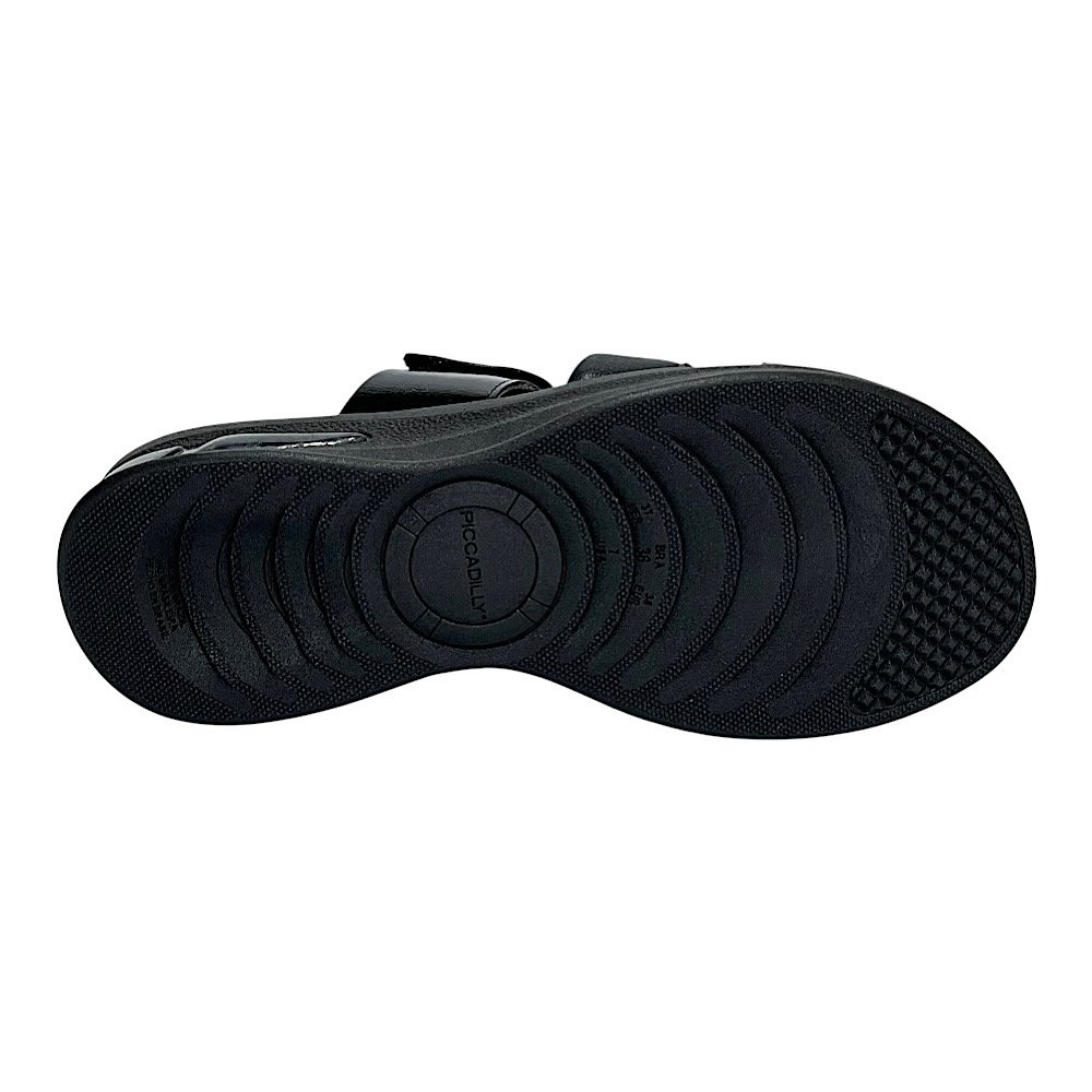 Tamanco Piccadilly Soft Step Anabela 599004 Preto Preto 6
