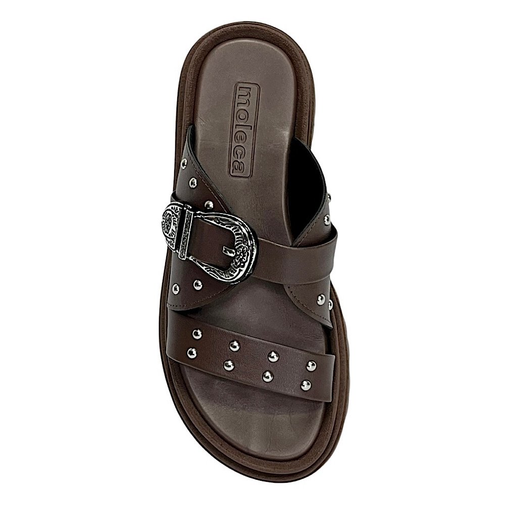 Tamanco Moleca Papete Fivela 5504.103 Marrom Chocolate Marrom 4