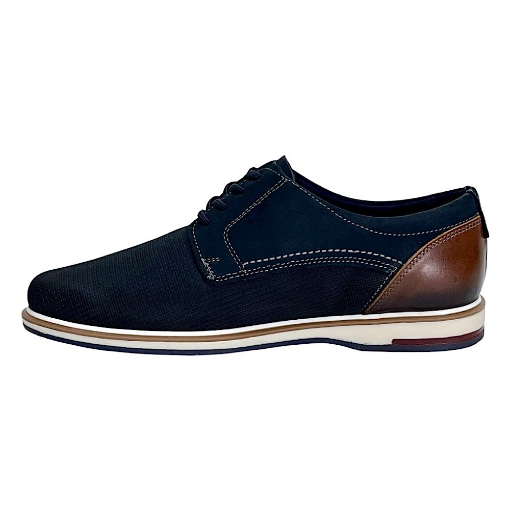 Sapato Pegada Buck Masculino 125113 Nobuck Marinho Azul Marinho 3