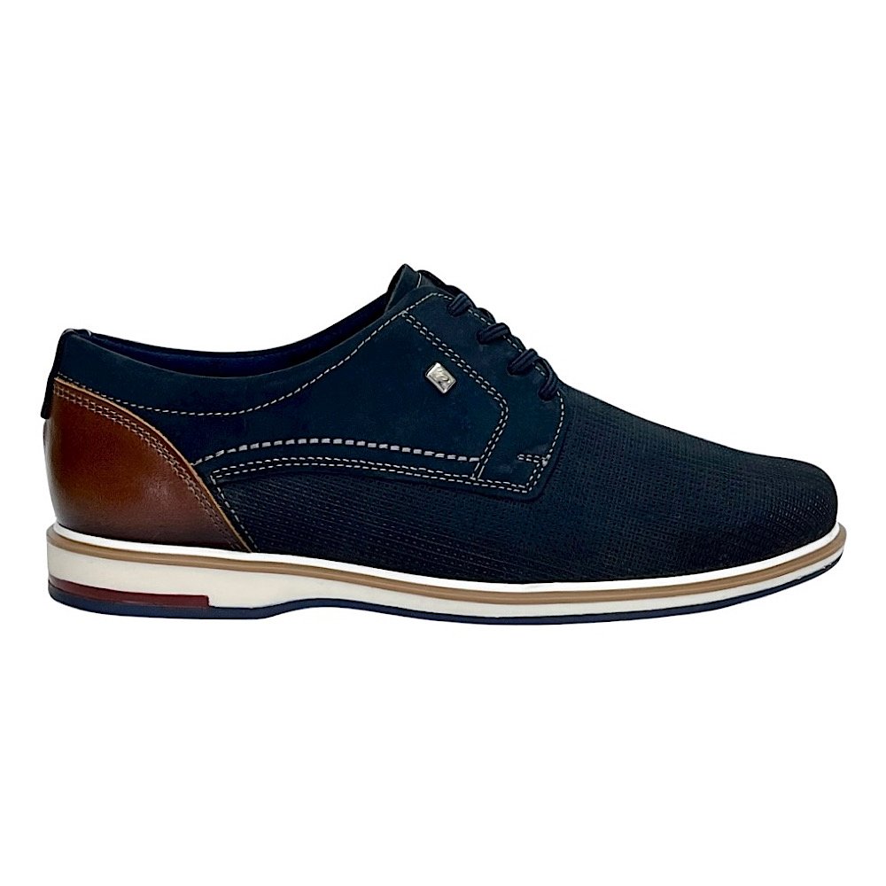 Sapato Pegada Buck Masculino 125113 Nobuck Marinho