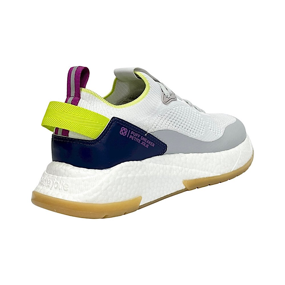 Tênis Petite Jolie Puff Sneaker PJ7130II Branco/Marinho Branco/Azul Marinho 5