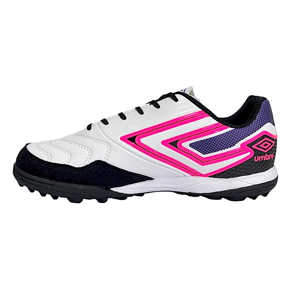 Chuteira Umbro Society Pro 5 Bump Club Bco/Pto/Purpura Branco/Preto/Púrpura 3
